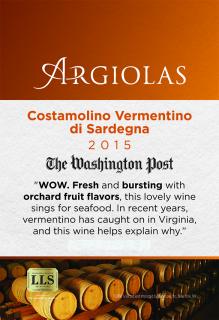 Rosemont Market Wine Club Argiolas Costamolino 2015