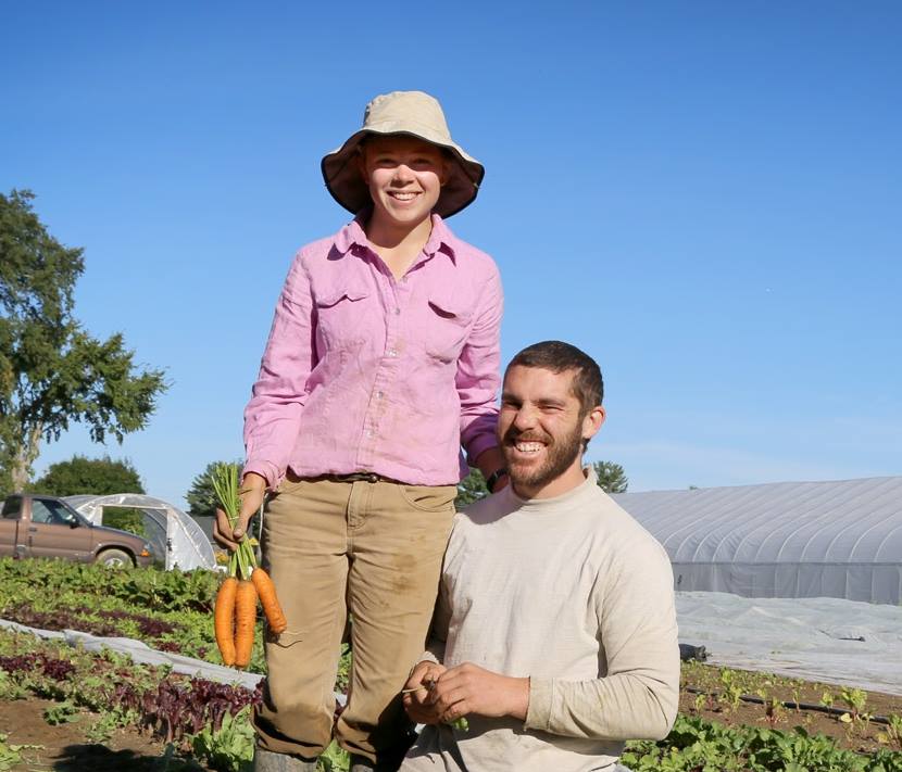 Dominic and Kelsey from Two Farmers Farm