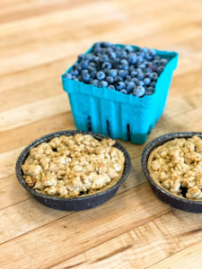 Maine Wild Blueberry Crisp