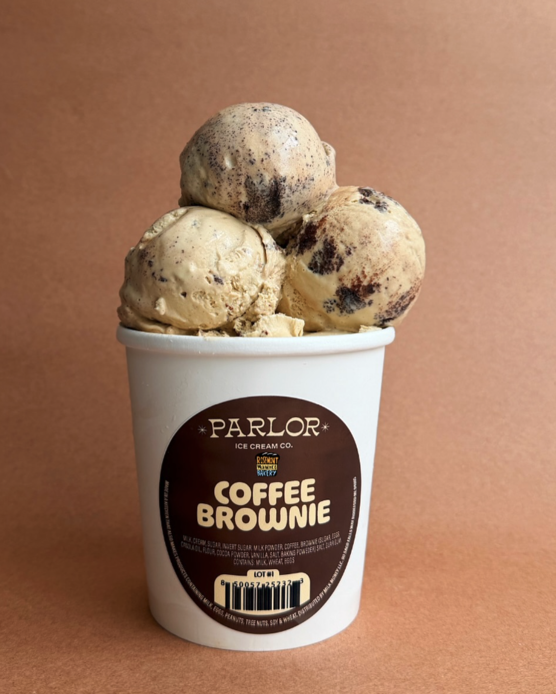 Parlor Ice Cream X Rosemont Coffee Brownie
